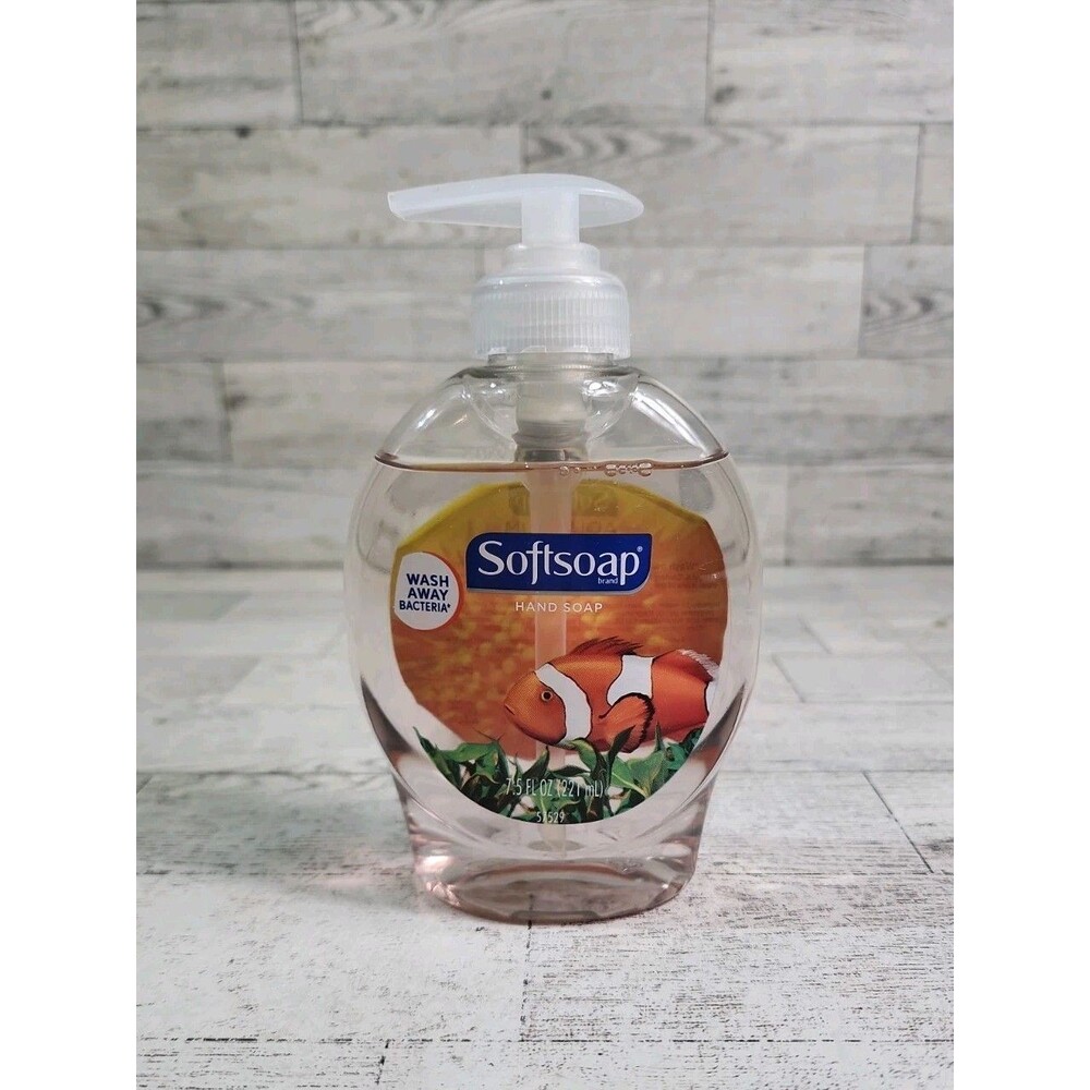 NEW Vintage SoftSoap Aquarium Series Fish Panel Inside 7.5 oz Hand Soft Soap